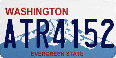 WA license plate ATR4152