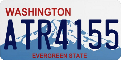 WA license plate ATR4155