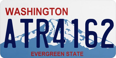 WA license plate ATR4162
