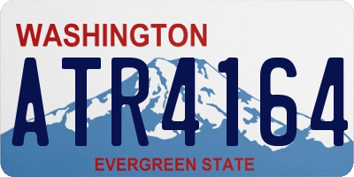 WA license plate ATR4164