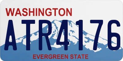 WA license plate ATR4176