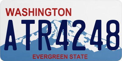 WA license plate ATR4248