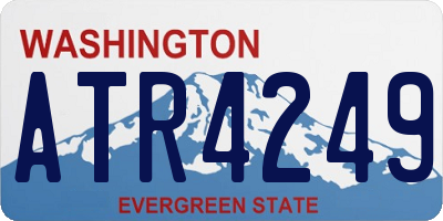 WA license plate ATR4249
