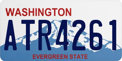 WA license plate ATR4261