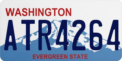 WA license plate ATR4264