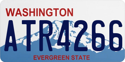 WA license plate ATR4266