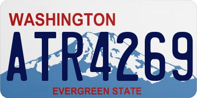 WA license plate ATR4269
