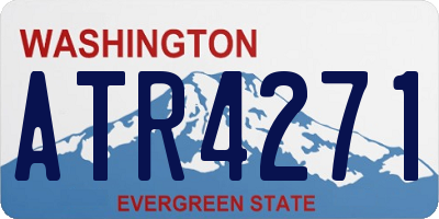WA license plate ATR4271
