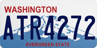 WA license plate ATR4272
