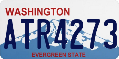 WA license plate ATR4273