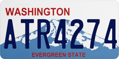 WA license plate ATR4274