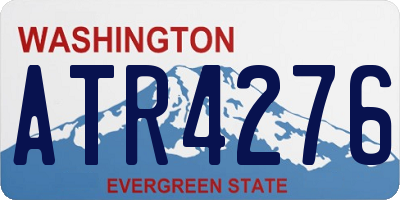 WA license plate ATR4276