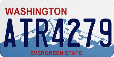 WA license plate ATR4279