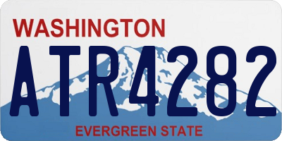 WA license plate ATR4282