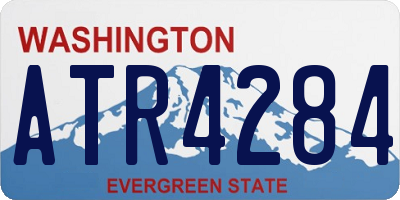 WA license plate ATR4284