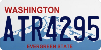 WA license plate ATR4295