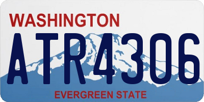 WA license plate ATR4306