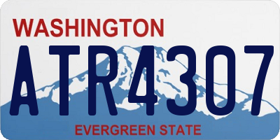 WA license plate ATR4307