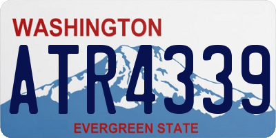 WA license plate ATR4339