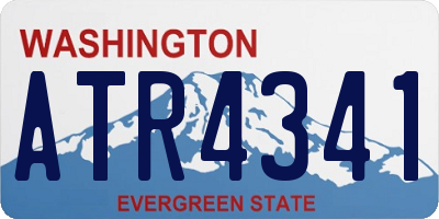 WA license plate ATR4341