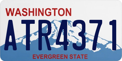 WA license plate ATR4371