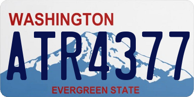 WA license plate ATR4377