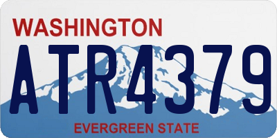 WA license plate ATR4379
