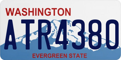 WA license plate ATR4380