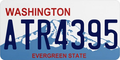 WA license plate ATR4395