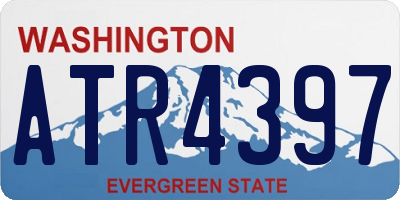 WA license plate ATR4397