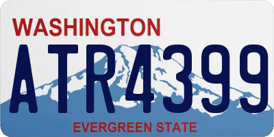 WA license plate ATR4399