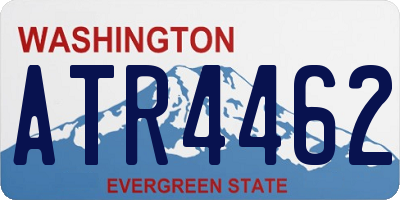 WA license plate ATR4462