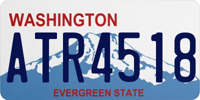 WA license plate ATR4518