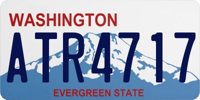 WA license plate ATR4717