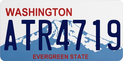 WA license plate ATR4719