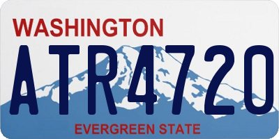 WA license plate ATR4720
