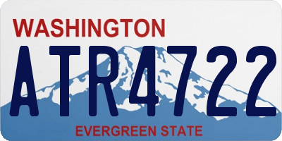 WA license plate ATR4722