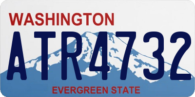 WA license plate ATR4732