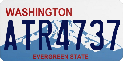 WA license plate ATR4737