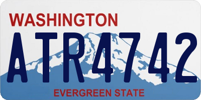WA license plate ATR4742