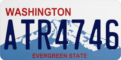 WA license plate ATR4746