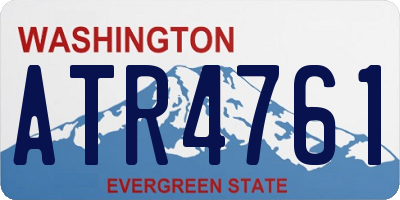 WA license plate ATR4761