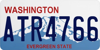 WA license plate ATR4766