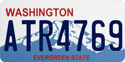 WA license plate ATR4769