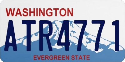 WA license plate ATR4771