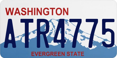 WA license plate ATR4775
