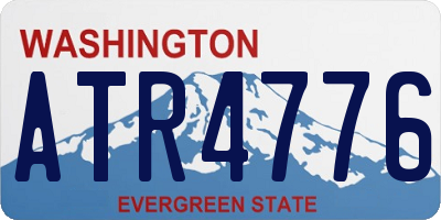 WA license plate ATR4776