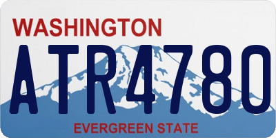 WA license plate ATR4780