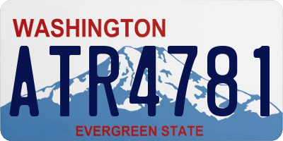 WA license plate ATR4781