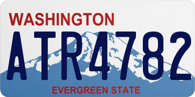 WA license plate ATR4782